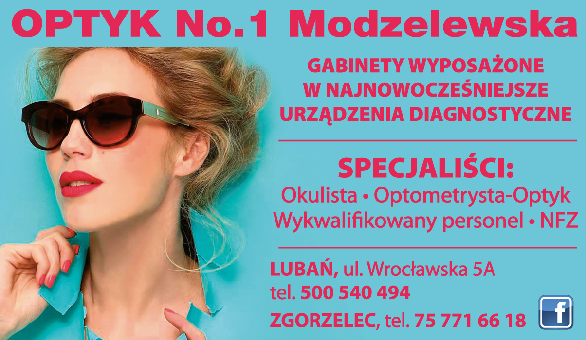 Optyk No1 Zgorzelec, Lubań oferuje: badanie wzroku; oprawy okularowe, okulary słoneczne, inne.