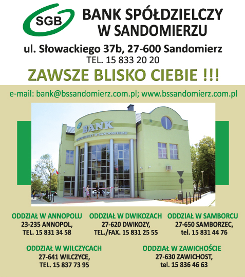 SGB BANK SPÓŁDZIELCZY w Sandomierzu