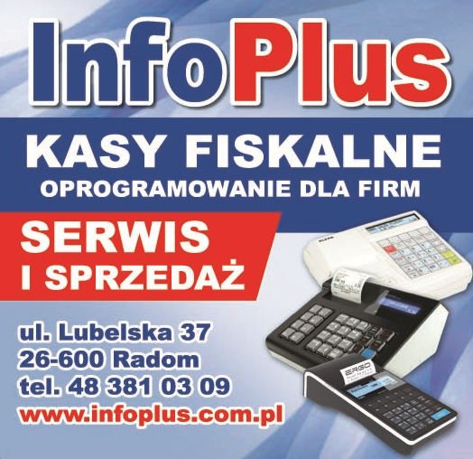 InfoPlus SYSTEMY INFORMATYCZNE Radom-KASY FISKALNE, OPROGRAMOWANIE DLA FIRM