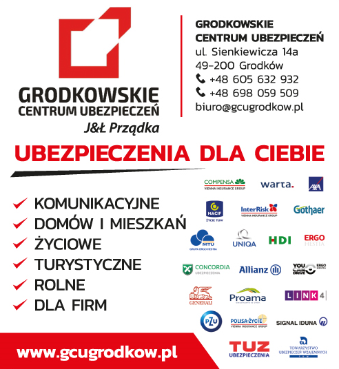 GRODKOWSKIE CENTRUM UBEZPIECZEŃ J&Ł Prządka Grodków -Ubezpieczenia: komunikacyjne,życiowe, inne