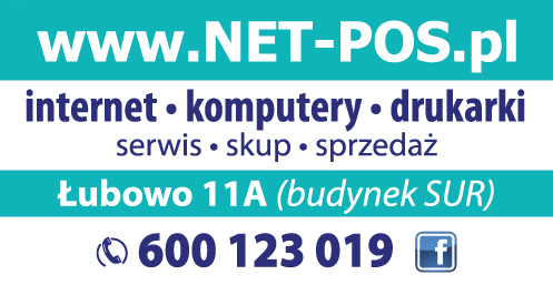 NET-POS Łubowo Internet / Komputery / Drukarki / Serwis / Skup / Sprzedaż