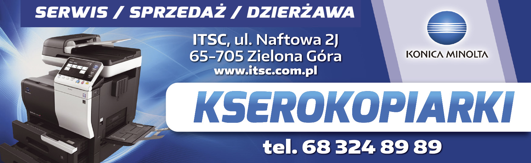 ITSC s.c. Zielona Góra Kserokopiarki - Serwis / Sprzedaż / Dzierżawa