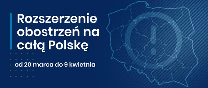 Rząd rozszerza dodatkowe obostrzenia na całą Polskę