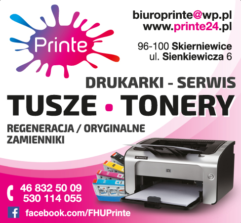 F.H.U. PRINTE Skierniewice Drukarki - Serwis / Tusze / Tonery