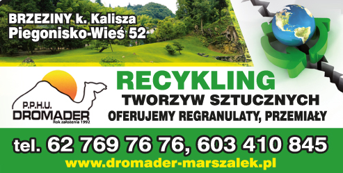 P.P.H.U. "DROMADER" Bogdan Marszałek Brzeziny Recykling Tworzyw Sztucznych