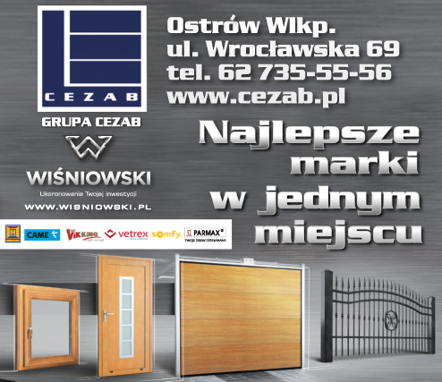 GRUPA CEZAB Czwordon, Niemiec, Wołowicz Sp. j. Ostrów Wielkopolski Budownictwo Przemysłowe / Indyw.