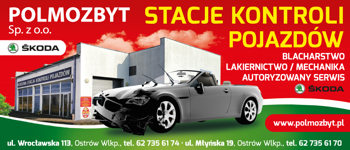 POLMOZBYT Sp. z o.o. SKODA Ostrów Wielkopolski Stacje Kontroli Pojazdów / Mechanika