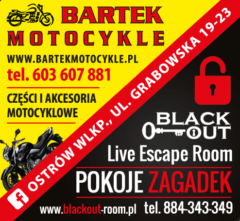BlackOut OSTRÓW WIELKOPOLSKI Live Escape Room Pokoje Zagadek