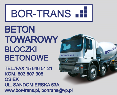 BOR - TRANS Osiek Beton Towarowy / Bloczki Betonowe