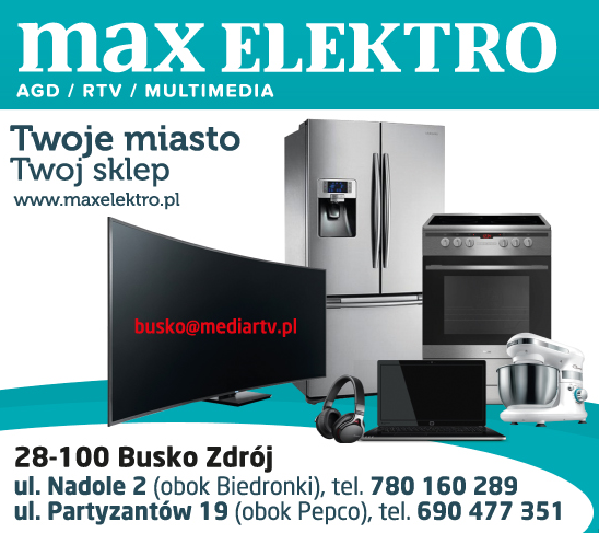 MAX ELEKTRO Busko-Zdrój AGD / RTV / Multimedia
