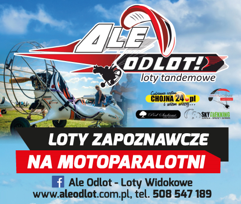 ALE ODLOT Loty Tandemowe Cedynia Loty Zapoznawcze Na Motoparalotni / Loty Widokowe