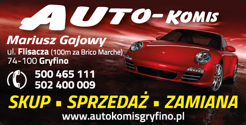 AUTO- KOMIS Mariusz Gajowy Gryfino Skup / Sprzedaż / Zamiana