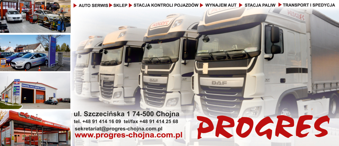 P.U.H. "PROGRES" Sp. z o.o. Chojna Auto Serwis / Stacja Kontroli Pojazdów / Stacja Paliw / Spedycja
