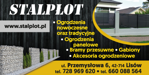 STALPŁOT Piotr Purzyński Lisów Ogrodzenia Panelowe / Bramy Przesuwne / Gabiony