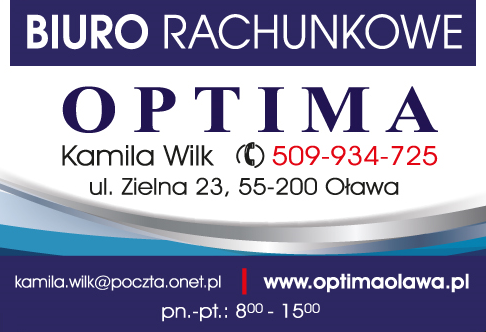 OPTIMA Biuro Rachunkowe Kamila Wilk Oława