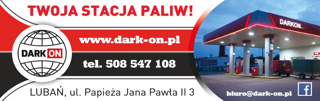 STACJA PALIW DARKON Lubań oferuje:Olej napędowy / Benzyna / PB95 / AdBlue / Olej opałowy / Zbiorniki