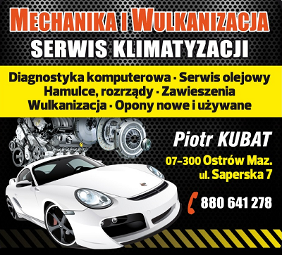 MECHANIKA POJAZDOWA Piotr Kubat Ostrów Maz.