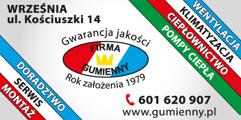 FIRMA GUMIENNY Września - WENTYLACJA, KLIMATYZACJA, CIEPŁOWNICTWO, POMPY CIEPŁA 