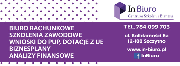 In Biuro Centrum Szkoleń i Biznesu Szczytno