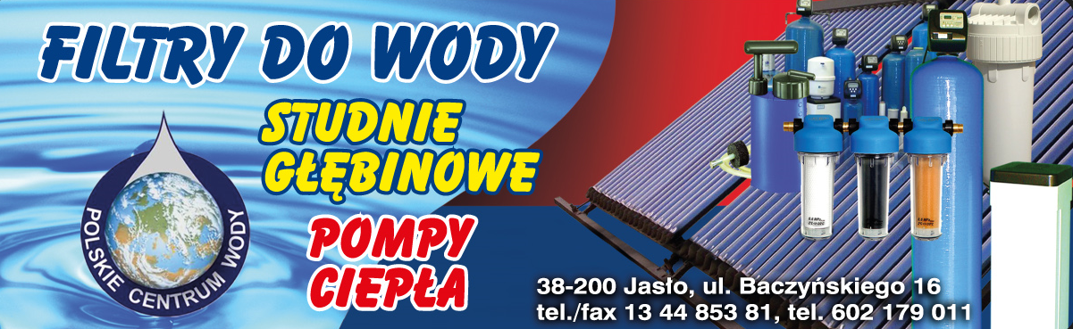 SOLMANN Polskie Centrum Wody Jasło Filtry do Wody / Studnie Głębinowe / Pompy Ciepła