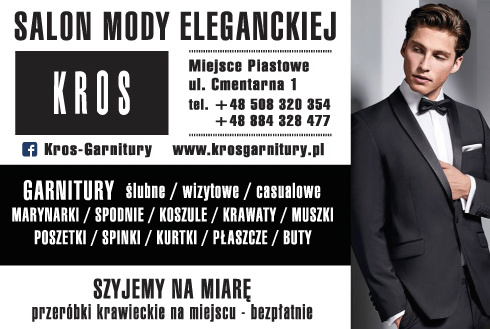 "KROS" GARNITURY Miejsce Piastowe Salon Mody Eleganckiej Garnitury / Marynarki / Spodnie / Koszule