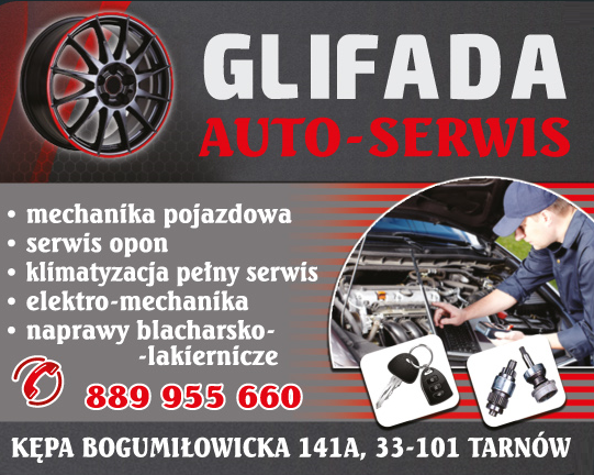GLIFADA AUTO SERWIS Kępa Bogumiłowicka 63,Tarnów