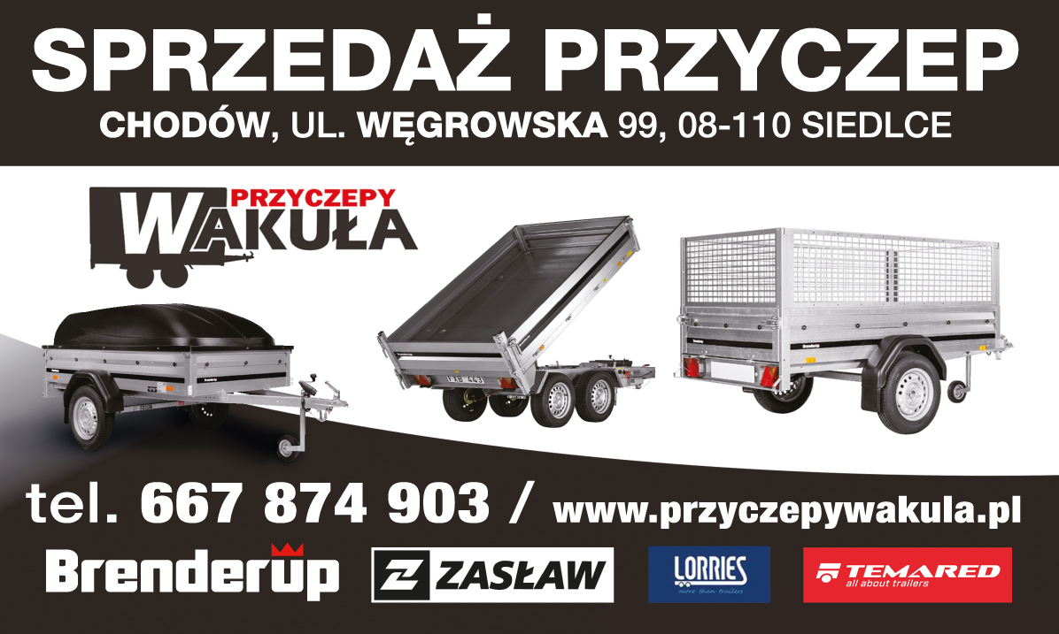 PRZYCZEPY WAKUŁA Siedlce Sprzedaż Przyczep