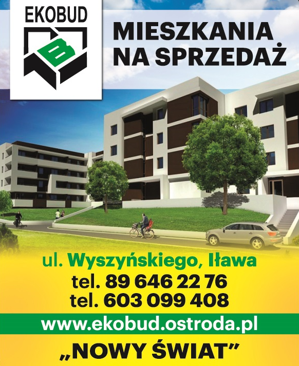  EKOBUD Mieszkania Na Sprzedaż Iława