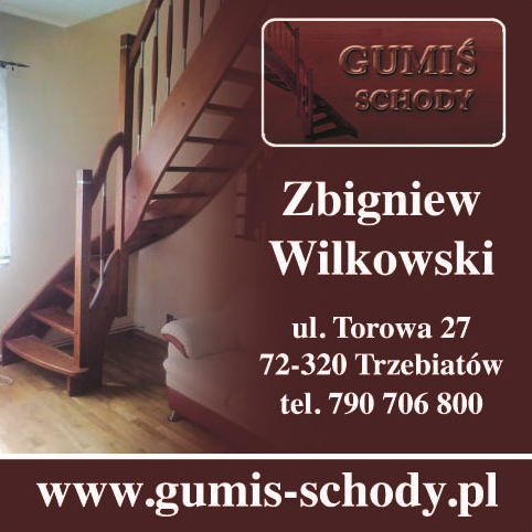 GUMIŚ-SCHODY Zbigniew Wilkowski Trzebiatów Produkcja Schodów