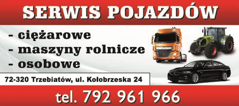 AUTO-SERVIS Artur Arndt Trzebiatów Serwis Pojazdów / Ciężarowe / Osobowe / Maszyny Rolnicze