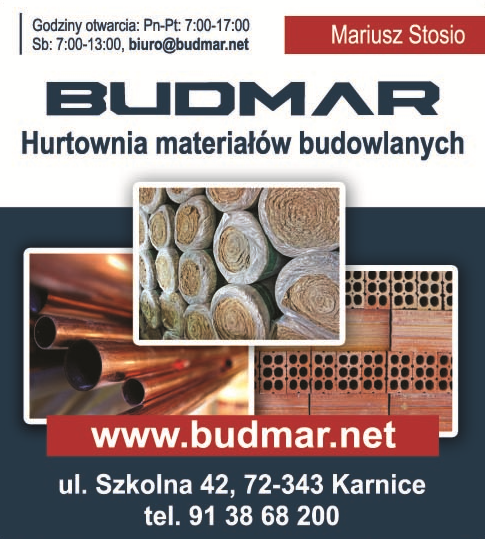 BUDMAR Mariusz Stosio Karnice Hurtownia Materiałów Budowlanych