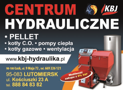 P.P.H.U. "KBJ"-"DRELUX" Lutomiersk Centrum Hydrauliczne / Pellet / Kotły C.O. / Pompy Ciepła / Kotły