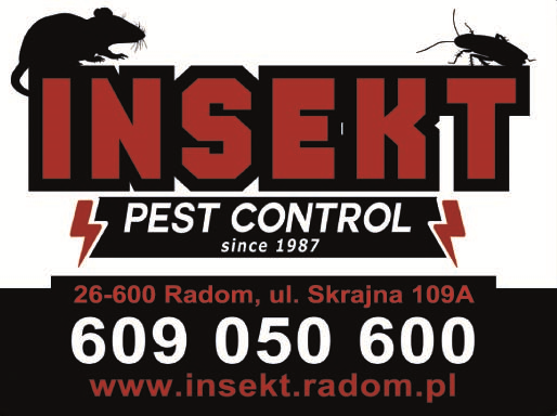 INSEKT CENTRUM ZWALCZANIA SZKODNIKÓW Radom-DEZYNFEKCJA, ODKOMARZANIE, ZWALCZANIE KLESZCZY, INNE