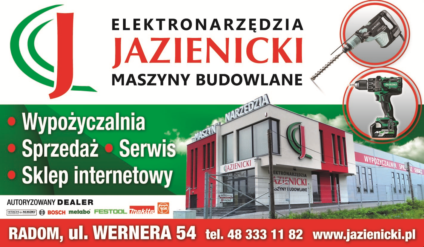 P.U.H. JAZIENICKI RADOM - ELEKTRONARZĘDZIA, MASZYNY BUDOWLANE