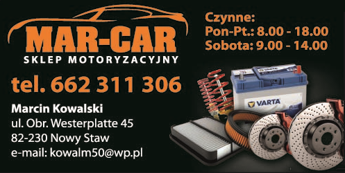MAR-CAR Sklep Motoryzacyjny Nowy Staw