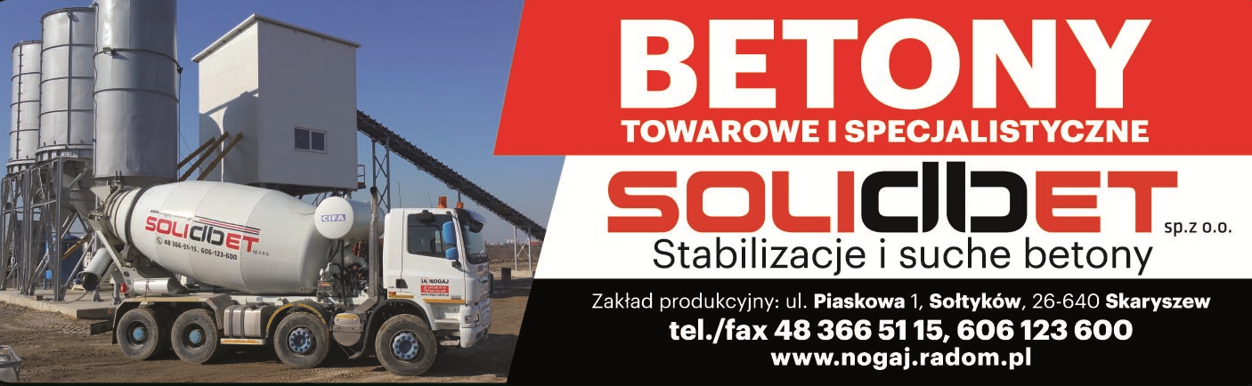 SOLIDBET Sp. z o.o. Stabilizacje i suche betony Sołtyków, Radom -Betony towarowe i specjalistyczne