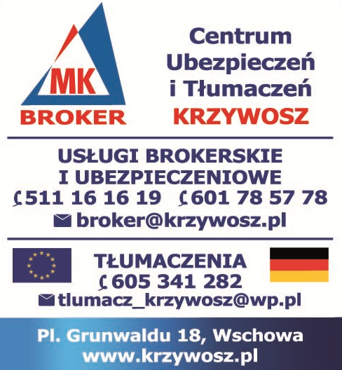 M&K KRZYWOSZ Centrum Ubezpieczeń i Tłumaczeń Wschowa