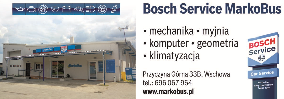 BOSCH SERVICE MarkoBus Wschowa Mechanika / Myjnia / Komputer / Geometria / Klimatyzacja