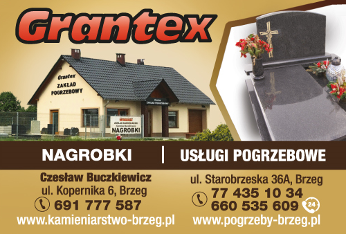 Zakład Pogrzebowy GRANTEX Brzeg- CENTRUM USŁUG POGRZEBOWYCH 