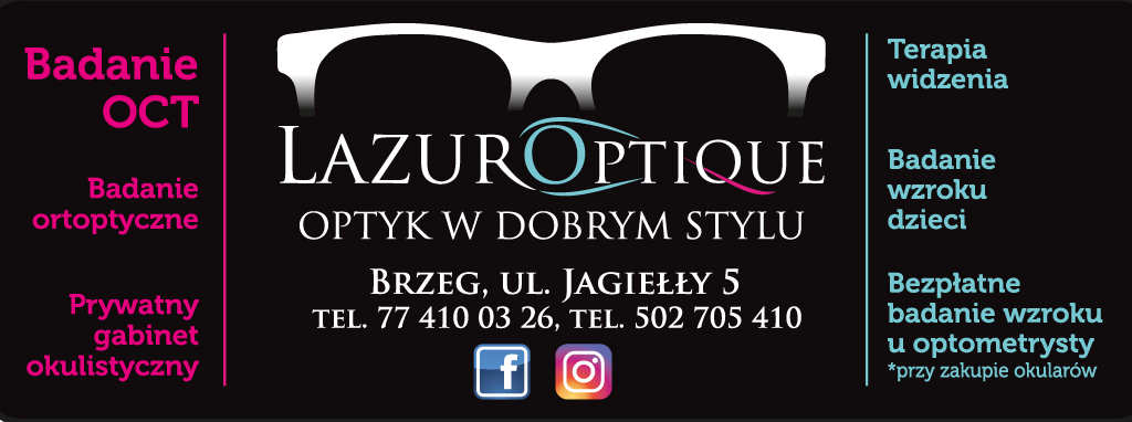 Lazur Optique Brzeg -BADANIE WZROKU, PRYWATNY GABINET OKULISTYCZNY