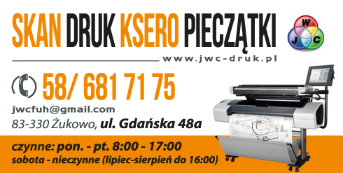 JWC FHU Żukowo Skan / Druk / Ksero / Pieczątki 