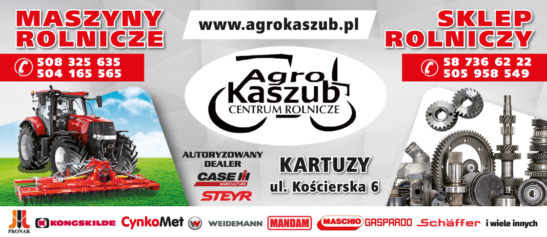 AGRO KASZUB Centrum Rolnicze Kartuzy Maszyny Rolnicze / Sklep Rolniczy