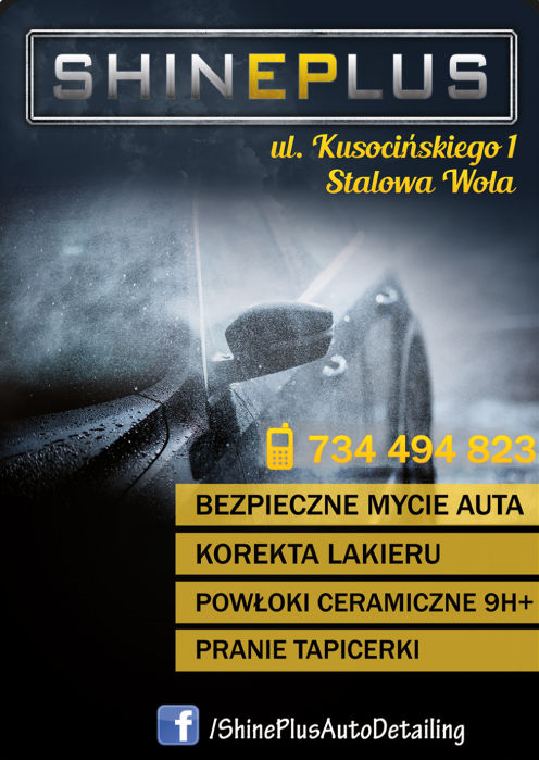 Shine Plus Myjnia & Auto Spa Stalowa Wola- POWŁOKI CERAMICZNE 9H+ PRANIE TAPICERKI 