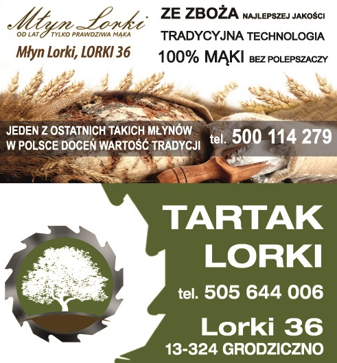 Tartak Lorki Młyn Lorki Grodziczno
