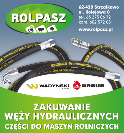 F.H.U. ROLPASZ Strzałkowo Zakuwanie Węży Hydraulicznych / Części Do Maszyn Rolniczych / Pasze 