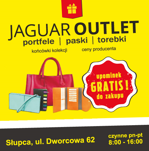 JAGUAR OUTLET Słupca Portfele / Paski / Torebki / Końcówki Kolekcji / Ceny Producenta