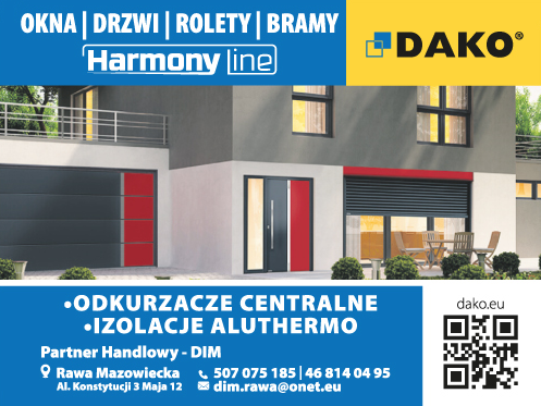 Partner Handlowy - "DIM" Rawa Mazowiecka Okna / Drzwi / Rolety / Bramy / Odkurzacze Centralne