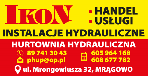  IKON HURTOWNIA HYDRAULICZNA Mrągowo - INSTALACJE HYDRAULICZNE, HURTOWNIA HYDRAULICZNA