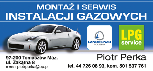 Montaż i Serwis Instalacji Gazowych Piotr Perka Tomaszów Mazowiecki