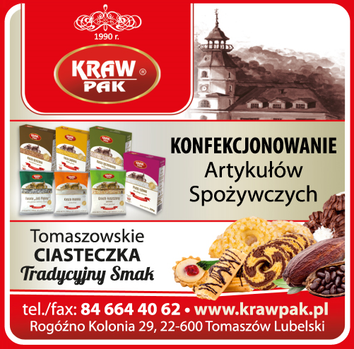 F.P.H.U. "Krawpak" Tomaszów Lubelski Tomaszowskie Ciasteczka / Konfekcjonowanie Art. Spożywczych